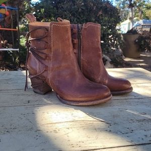 Bed Stu Booties Lace Rustic Cobbler 9